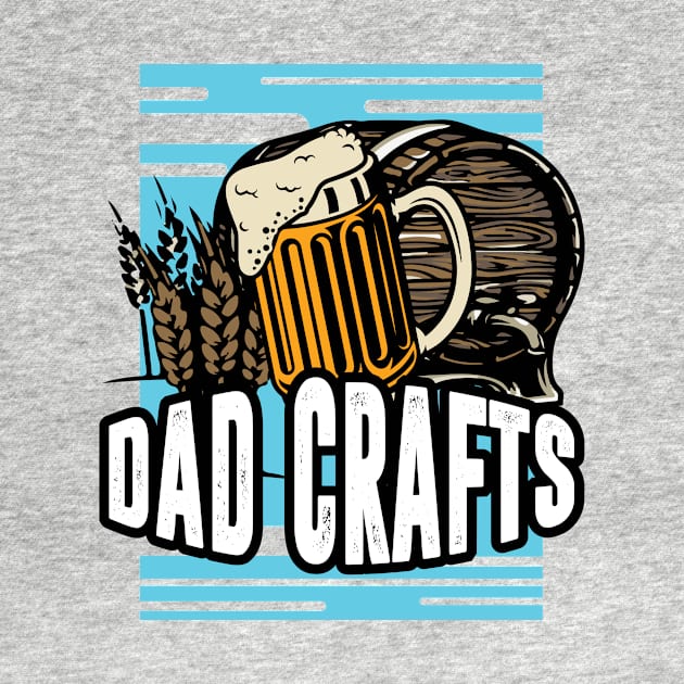 Beer Lover Dad Crafts - Glass Craft Beer Drinker by ScottsRed